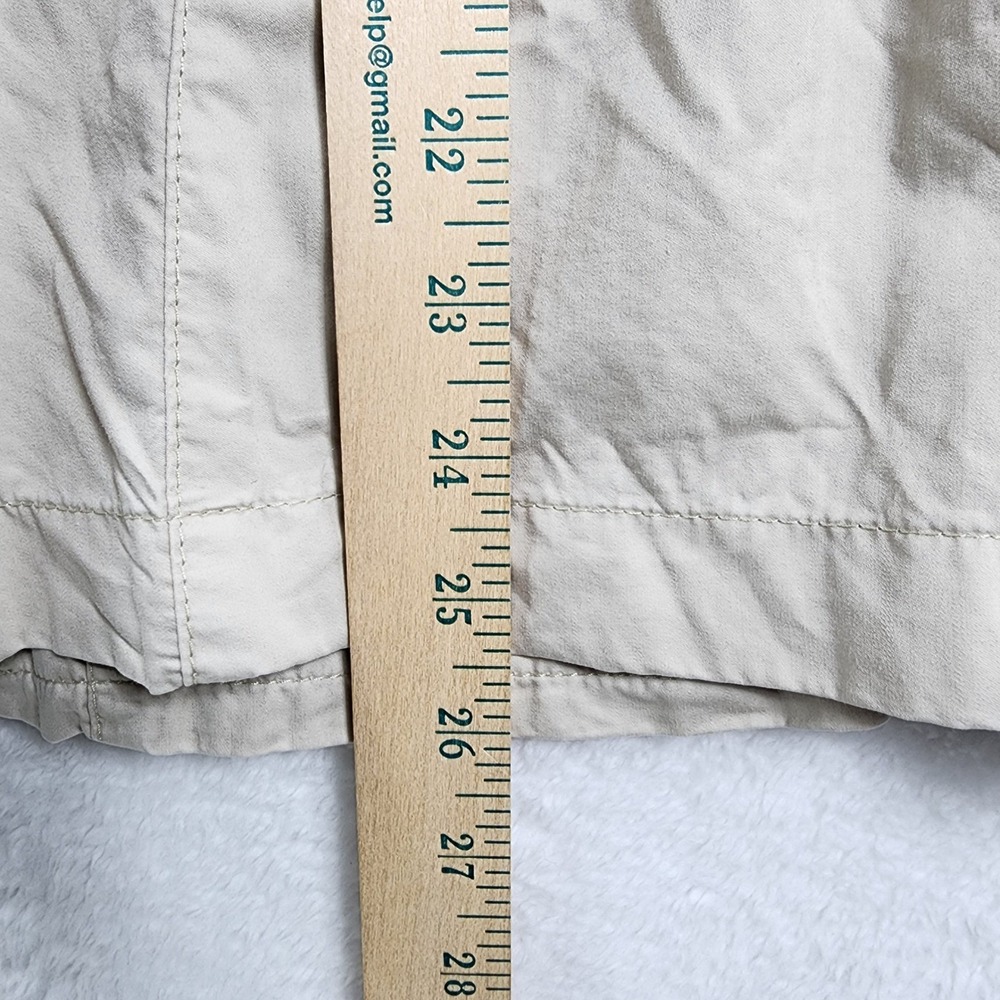 Eddie Bauer Womens Utility Jacket Cotton Lightweight Gorpcore Hiking Neutral XL - Picture 13 of 16